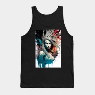 Fierce Goddess of Love Illustration Tank Top